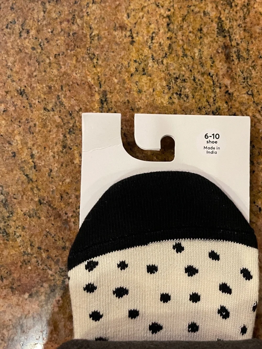 NEW! Pact Women's Dots & Stripes No Show Socks 2 Pack Organic Cotton NWT!